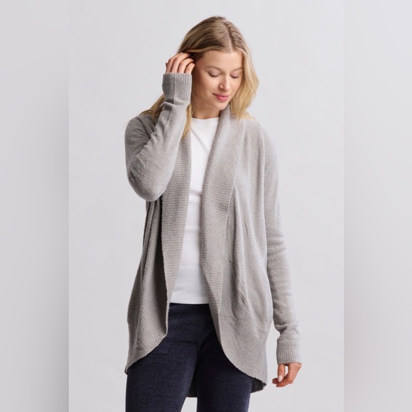Barefoot Dreams Sweaters - Barefoot Dreams Gray Women's Open Cardigan, pre-loved condition size M